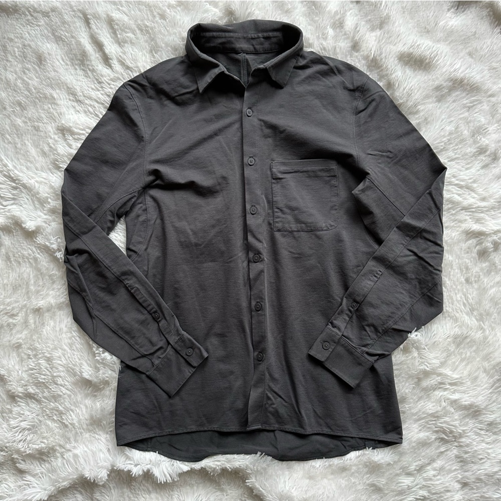 lululemon athletica Black Casual Button Down Shirt